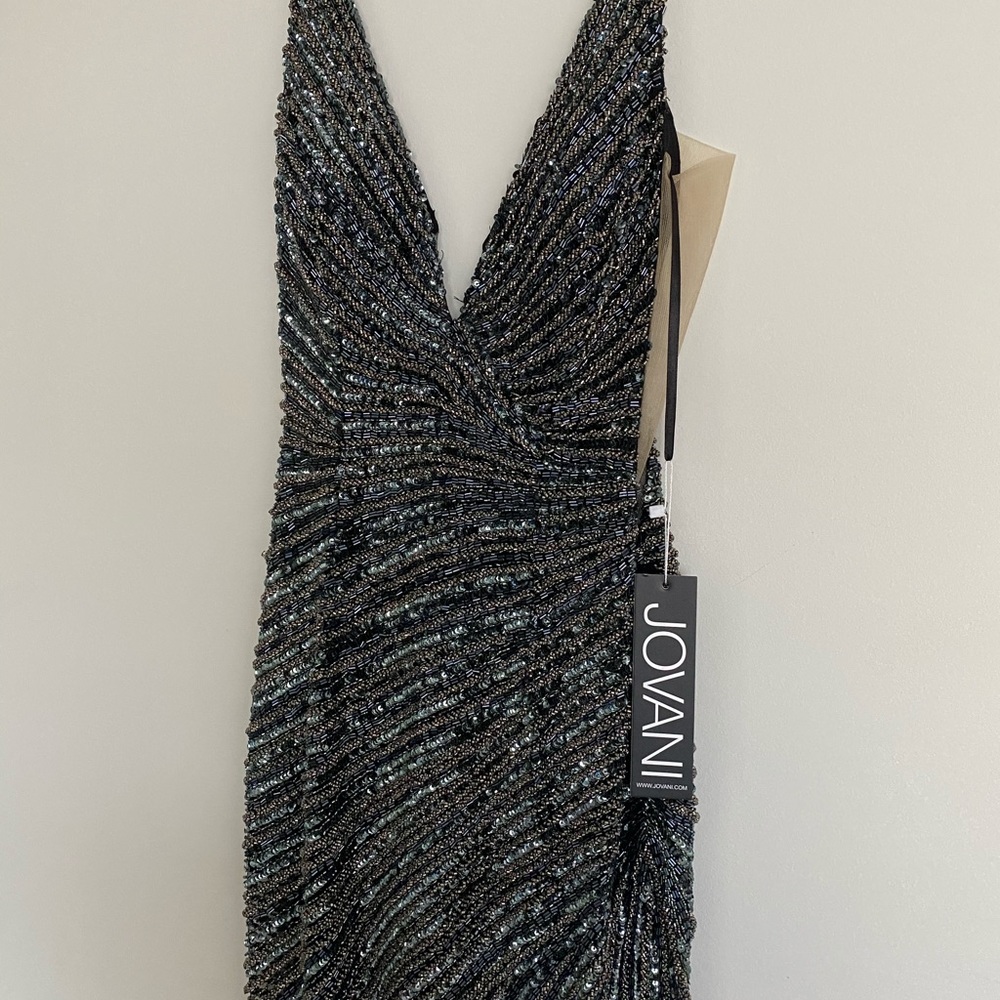 New !!! Beautiful mini  dress black and gold